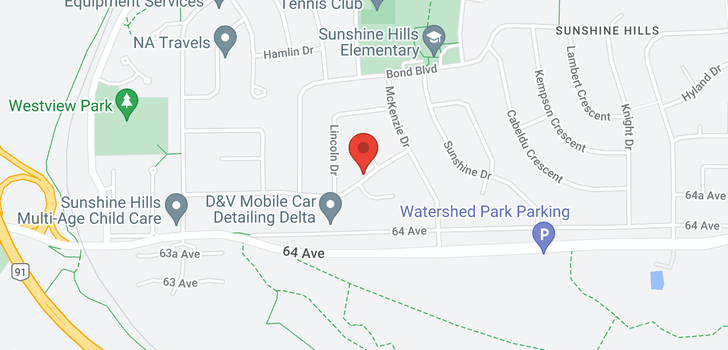 map of 11151 64A AVENUE